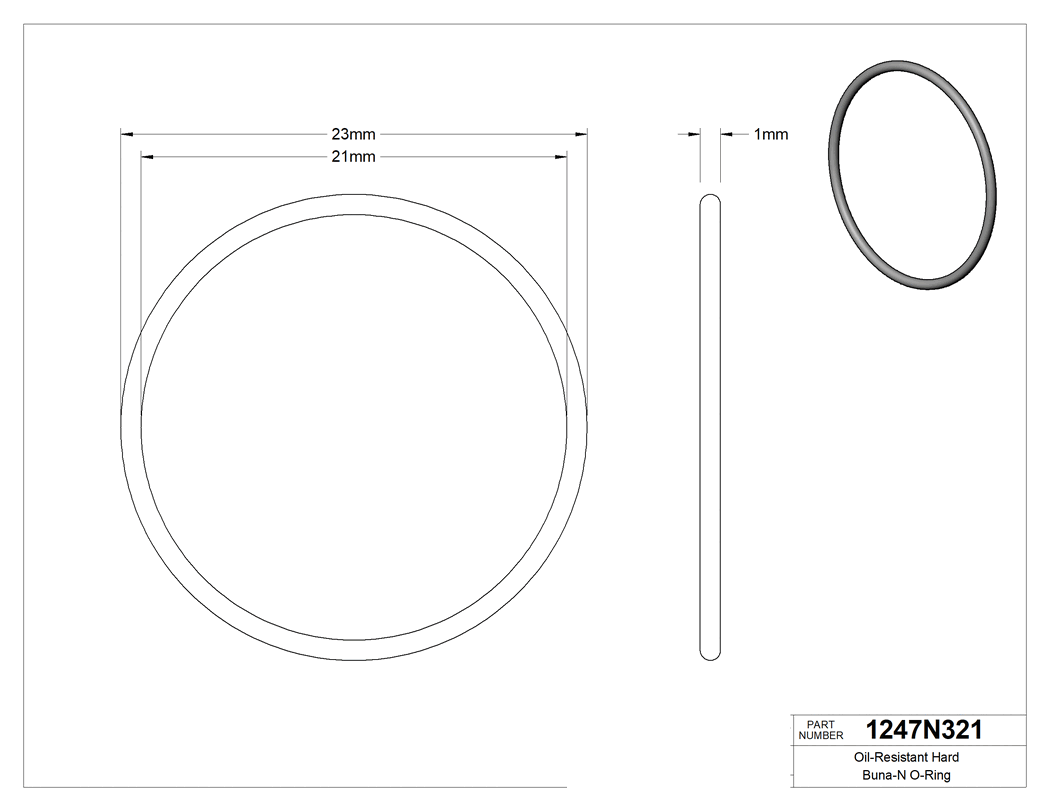 Technical drawing - 1247N321